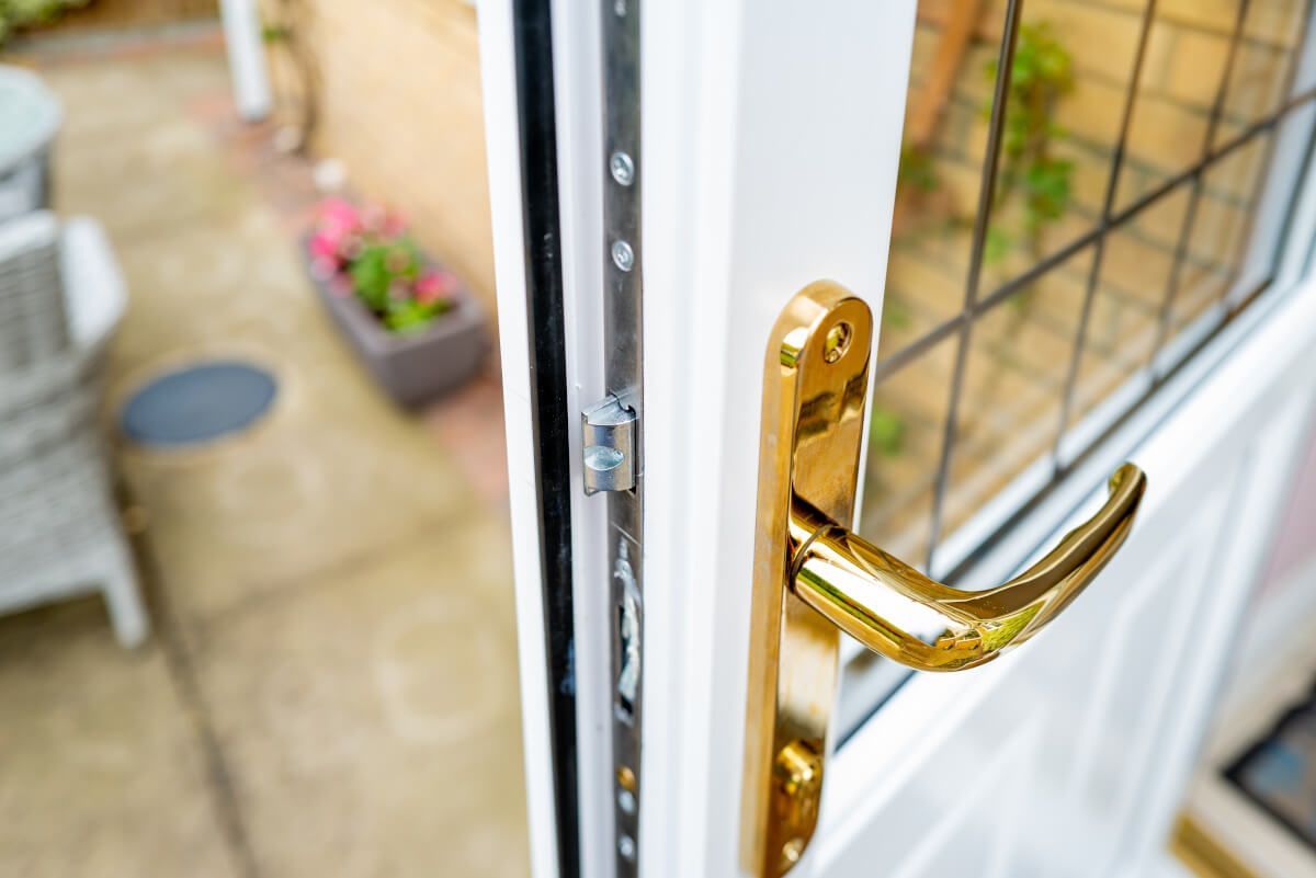 UPVC door brass handle