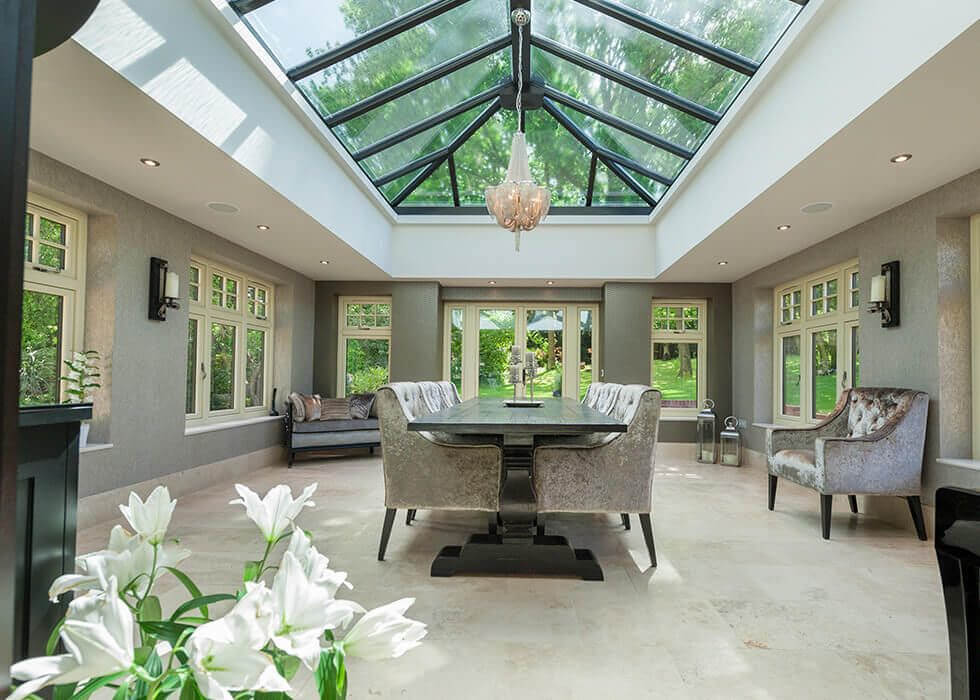 Orangery extension with lantern