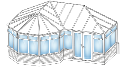 P-Shape Conservatories