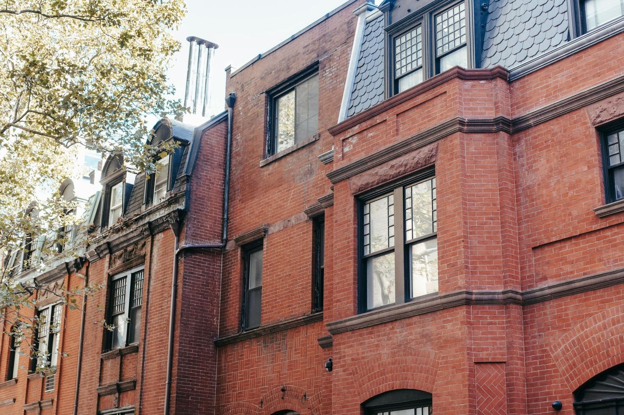 red brick house
